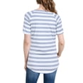 thumbnail image 3 of Julyccc Womens Maternity Floral Stripe Nursing Tunic Tops, 3 of 4
