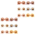 thumbnail image 1 of ziyahi 6 Pieces Children Sunflowers Sunglasses Replacing Round Frame Glasses As Shown 2Set, 1 of 6