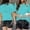 Mint Green, variant on Graphic Tees for Women Casual Summer Print Crew Neck T Shirt for Everyday Wear with Short Sleeves and Versatile Styling Options Green L