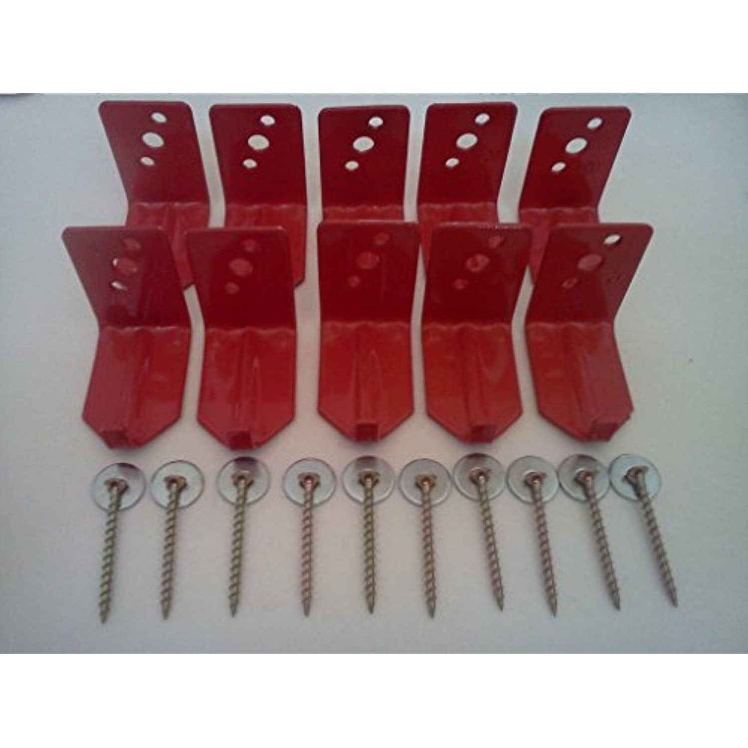 10 Universal Fire Extinguisher Wall Hook, Mount, Bracket, Hanger for 15 to 20 Lb. Extinguisher