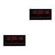 thumbnail image 1 of Reloj de pared Billuyoard LED Digital Tipo 1 2piezas, 1 of 1