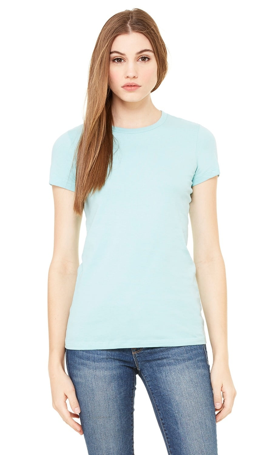 The Bella + Canvas Ladies The Favorite T-Shirt - SEAFOAM BLUE - XL ...