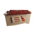 thumbnail image 4 of Xilófono Montessori de madera a escala 13, instrumento de percusión de coordinación de habilidades s finas con mazos para lecciones de música y Bajo, 4 of 8