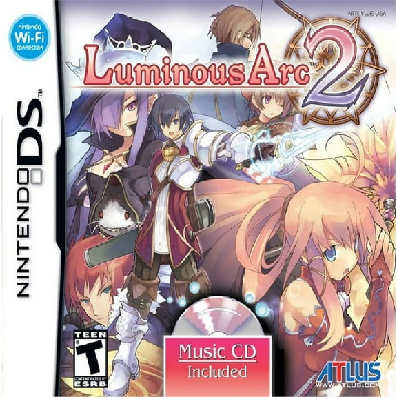 Restored Luminous Arc 2 (Nintendo DS, 2008) Battle Game (Refurbished)