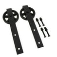 thumbnail image 1 of veasfak Sliding Barn Door Roller Hanging Track Pulley Replacement Hardware Accs G G, 1 of 9