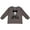 Charcoal Grey, variant on Inktastic Auntie's Lil Man Boys Long Sleeve Toddler T-Shirt