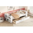 thumbnail image 2 of MAYEERTY Twin Size Daybed with Shelves and Drawers, White, 2 of 22