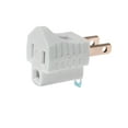 2 Prong to 3 Prong Grounded Outlet Converter Adapter with Polarized