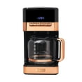 thumbnail image 1 of Open Box Haden Quintessential 12 Cup Programmable Coffee Maker, Black/Copper, 1 of 9