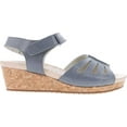 thumbnail image 2 of Women's Propet Maya Wedge Quarter Strap Sandal Blue, 2 of 6
