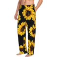 thumbnail image 2 of Disketp Sunflower Men'S Pajama Pants - Ultra Soft Fleece Sleep And Lounge Pants (Size: S-Xxl), 2 of 9