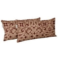 thumbnail image 2 of VargottamIndoor/OutdoorPolyester FabricLumbarPillowCover,All-Weather Waterproof Rectangular Cushion Case for Patio Furniture,12" x 20"Set of 2 -Asian Ornamental-22, 2 of 6