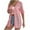 Pink, variant on OSOLU Solid Color Women Hollowed Out Short Sleeve Knitted Cardigan Vacation Sun Shirt Lovely Dailywear