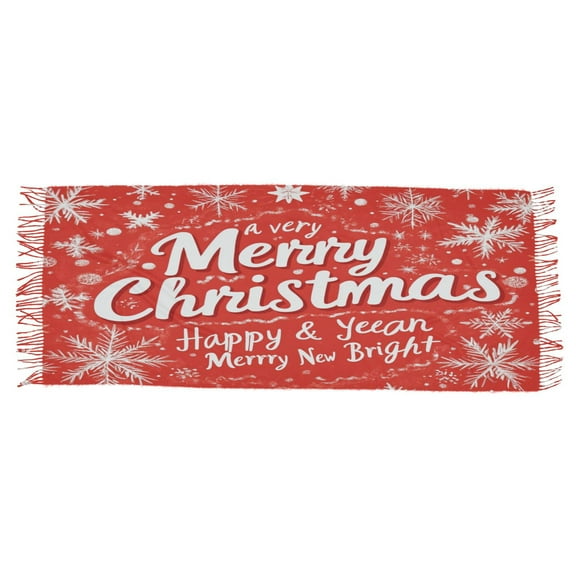 BZSMCE Women Scarf Design Snowflake Christmas Tree Pattern Simple Pattern Soft Warm Long Large Scarves