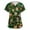 AB05-Army Green, variant on Inglocry Christmas Scrub Tops Women Short Sleeve Funny Xmas Tree Candy Holiday Scrubs with Pocket Medical Uniform Black L