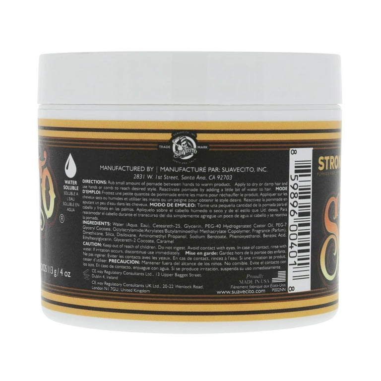 Suavecito Pomade Firme Hold 2個セット Suavecito Firme Hold Pomade, 4 oz 2 Pack - Strong Hold