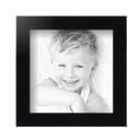 thumbnail image 2 of ArtToFrames 5" x 5" Satin Black Short Picture Frame, 5x5 inch Black Wood Poster Frame (WOM-1416), 2 of 8