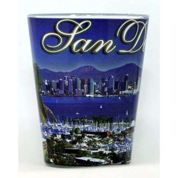 San Diego California Harbor Shot Glass