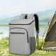 thumbnail image 1 of Mochila térmica con aislamiento, bolsa térmica ligera para adultos, mochila de Camping, mochila más fresca para el almuerzo, para viajes y senderismo Gris, 1 of 8