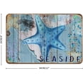 thumbnail image 3 of Starfish Beach House Metal Tin Sign Wall Decor, 8 x 12 Inch Seaside Summer Hanging Plaque for Kitchen or Home, 3 of 6