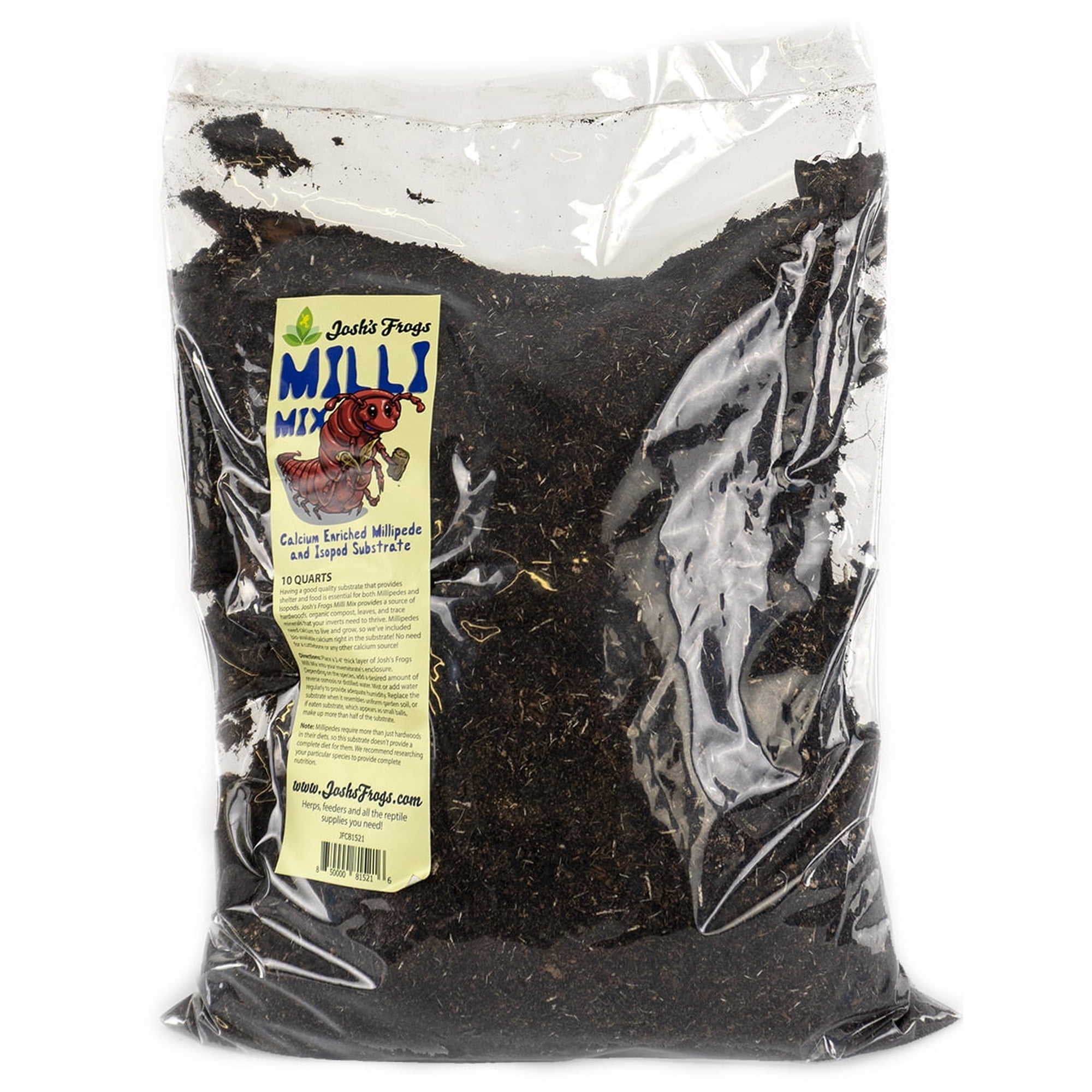Josh's Frogs Milli Mix Calcium Enriched Millipede and Isopod Substrate (10 quart)