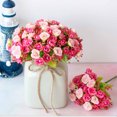 thumbnail image 6 of Yonrjhukm High-End Artificial Flower Diamond Rose, 21 Heads, 7 Forks, Waterproof, Fade-Resistant, Realistic Plastic Flowers for Home Decoration and Commercial Display, 6 of 6