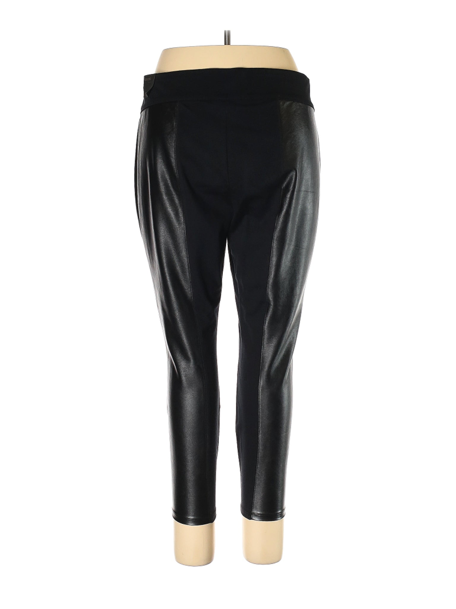 lane bryant leather leggings