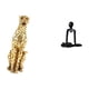 thumbnail image 5 of Escultura de abstracto dorado pensador, figura decorativa de animal, adorno de mesa para centro de mesa, decoración de oficina, hogar, dormit, 5 of 8