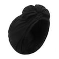 thumbnail image 5 of Women Headscarf Solid Color Bow-knot Soft Breathable Hat Retro Headwrap for Ladies Hair One Size, 5 of 8