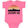 thumbnail image 3 of Inktastic Jackson Mississippi Skyline Retro Boys or Girls Baby Bodysuit, 3 of 5