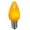 Yellow, variant on Vickerman C7 Ceramic LED Yellow Twinkle Bulb  Nickel Base,  130V .96 Watts, 25 Bulbs per Pack