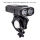 thumbnail image 2 of Soidarity Luz de bicicleta, soporte de rotación de 360 ​​grados, resistente al agua, recargable por USB, lámpara frontal LED para exteriores, Ciclismo Soidarity OD028503-01, 2 of 6