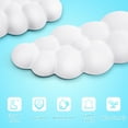 thumbnail image 2 of Cloud Ergonomic Memory Foam Keyboard & Mouse Wrist Rest (Medium, White, Faux Leather), 2 of 3