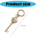 thumbnail image 3 of Heart Shaped Lock Key Ring For Couples Matching Jewelry Love Keepsakes Accessory Gift For Valentines Day Celebration, 3 of 5