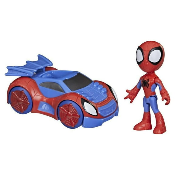 Marvel Spidey and His Amazing Friends Spidey Action Figure And Web-Crawler Vehicle, For Kids Ages 3 And Up