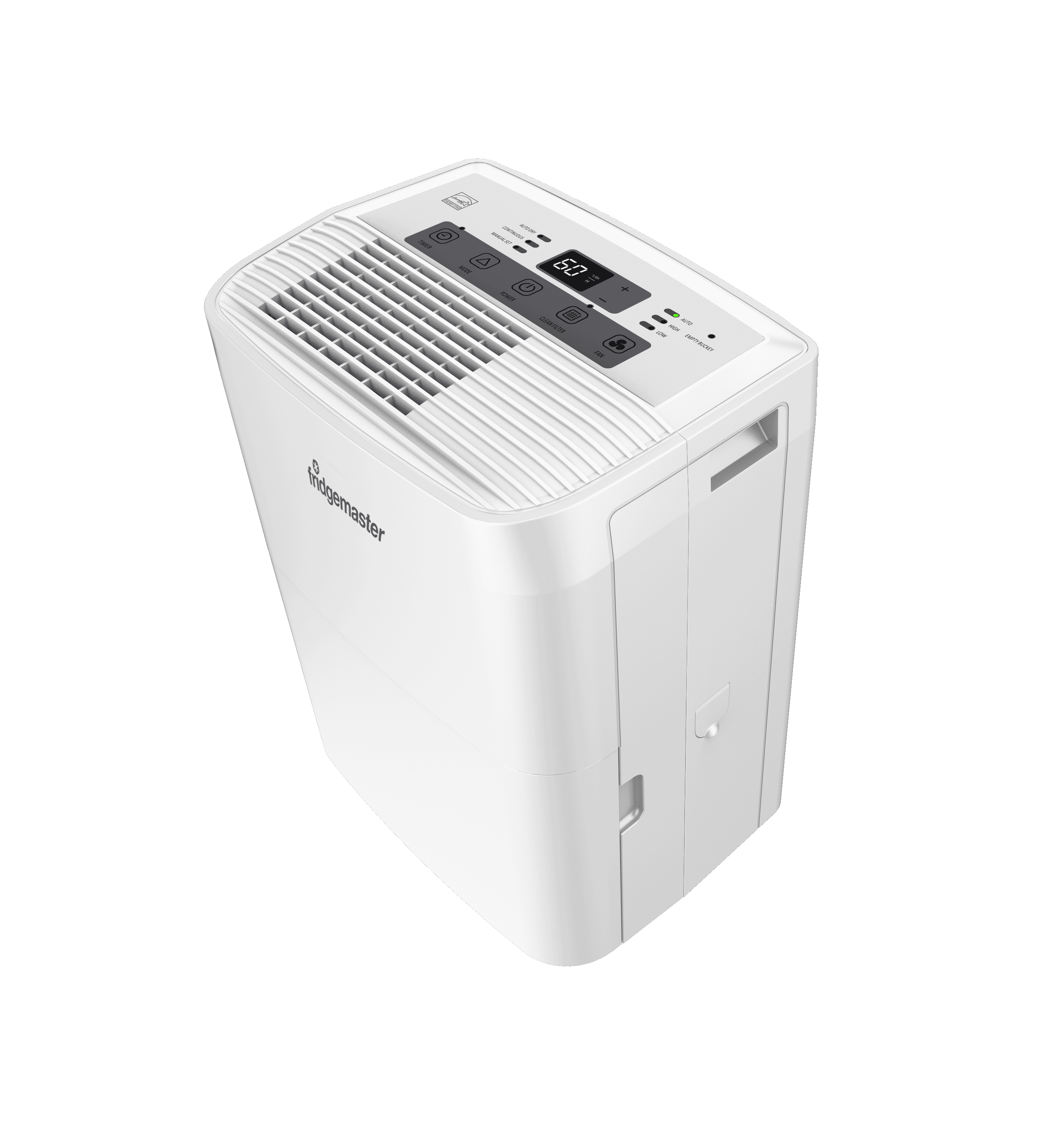 Fridgemaster 35 Pint Dehumidifier for Very Damp Rooms, White