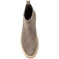 thumbnail image 4 of Journee Signature Womens Genuine Leather Bristol Round Toe Block Heel Chelsea Booties, 4 of 8