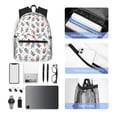 thumbnail image 4 of Fotbe Milk Tea Mochila Ligera Casual para Laptop para Hombres y Mujeres, Mochila Impermeable de Uso Diario, Mochila para Universidad, 4 of 6