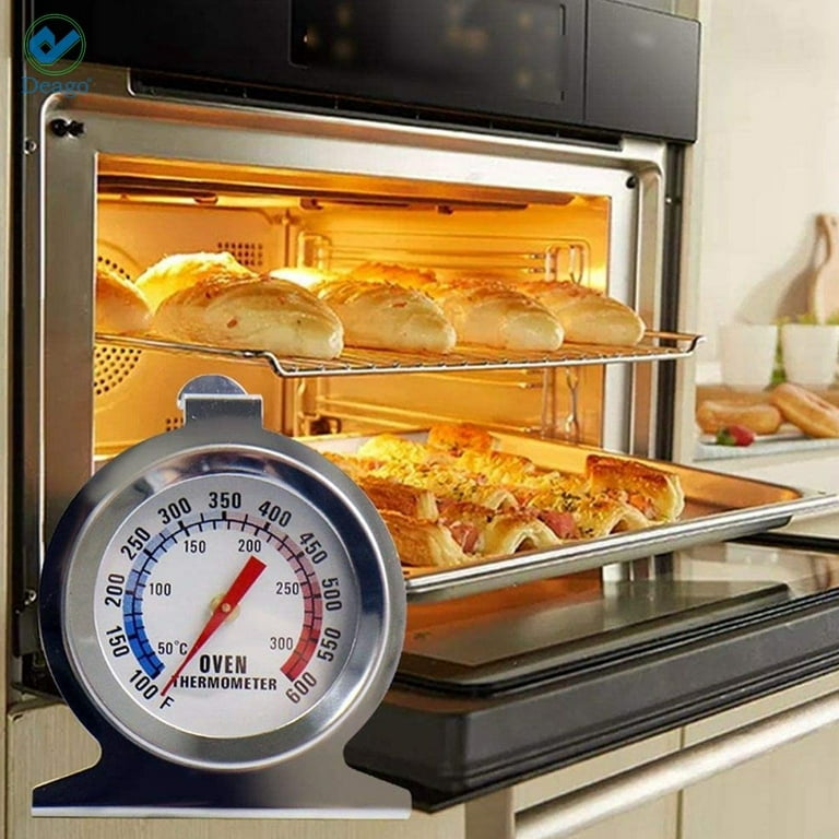 Digital Oven Thermometer, Suitable For Gas Oven, Electric Oven, Instant  Reading, Safe Cooking, Washable Probe, Long Wire, Dual Magnet With Timer