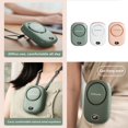 thumbnail image 5 of AOCOOLFAN Ventilador portátil para el cuello, mini pequeño ventilador personal de mano, recargable por USB, 3 velocidades, para niñas, niños, mujeres, pestañas, viajes, hogar, oficina, al aire libre, 5 of 5