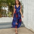thumbnail image 4 of 4th of July Art Sleeveless Dress Women's Summer Suit Dresses for Women 2025 Luxury Party Dress, 4 of 6