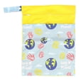 thumbnail image 2 of Wet Dry Bag Waterproof Diaper Bag Separated Portable Hanging Bag with Dual Pockets Dual Zippers for Baby Stroller 30 X 40cm Floral T03, 2 of 4