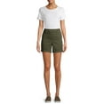 thumbnail image 6 of Time and Tru Women's Pull-On Shorts, 6 of 6