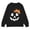 Beige, variant on UACY Toddler Girls Halloween Crewneck Sweatshirt, Pumpkin Face Bow Fleece Pullover, Long Sleeve Soft Fall Tops for Kids Holiday Party Wear (Beige, 3-4 Years)