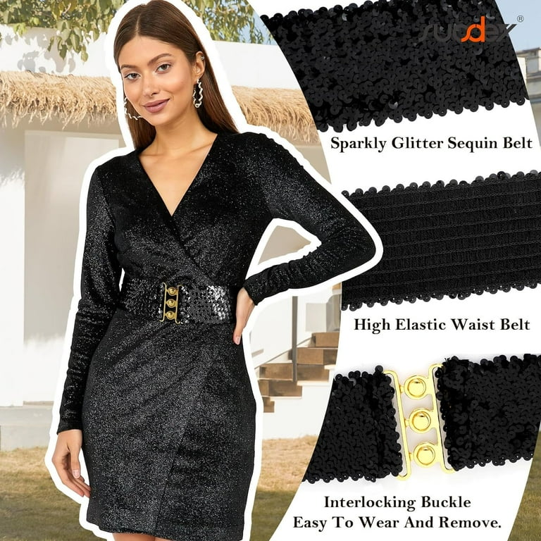 Sequin belts for dresses best sale
