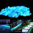 thumbnail image 2 of 100 Pzs/bolsa, Piedritas Que Brillan En La Oscuridad: Crea Un Jardín Mágico, Una Decoración De Acuario, Paisajismo O Una Decoración Para Bodas (0,8&nbsp;x&nbsp;1&nbsp;cm), 2 of 4