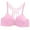 Pink, variant on Sokhug Bras for Women Printing Gathered Together Large Size Daily Underwear