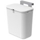 thumbnail image 1 of Cubo de basura WhiteKitchen con tapa Papelera de reciclaje colgante Tapa deslizante y abatible 9l esquí esquí Gafas de esquí, 1 of 5