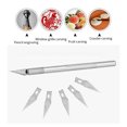 thumbnail image 4 of pitrice 9pcs Sculpting Graver Metal Model Making Engraving Pen DIY Film Woodworking Engraver Tool, 4 of 7