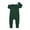 Dark Green, variant on WOLLED 0-24M Infant Baby Bodysuits Bamboo Fiber Boy Girl Onesies Clothes Newborn Zipper Footies Jumpsuit Solid Long-Sleeve Baby Clothing